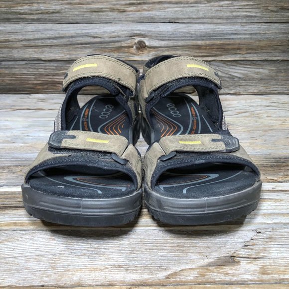 ECCO Yucatan Outdoor Hiking Nubuck Sandals Men 7 - Picture 6 of 9